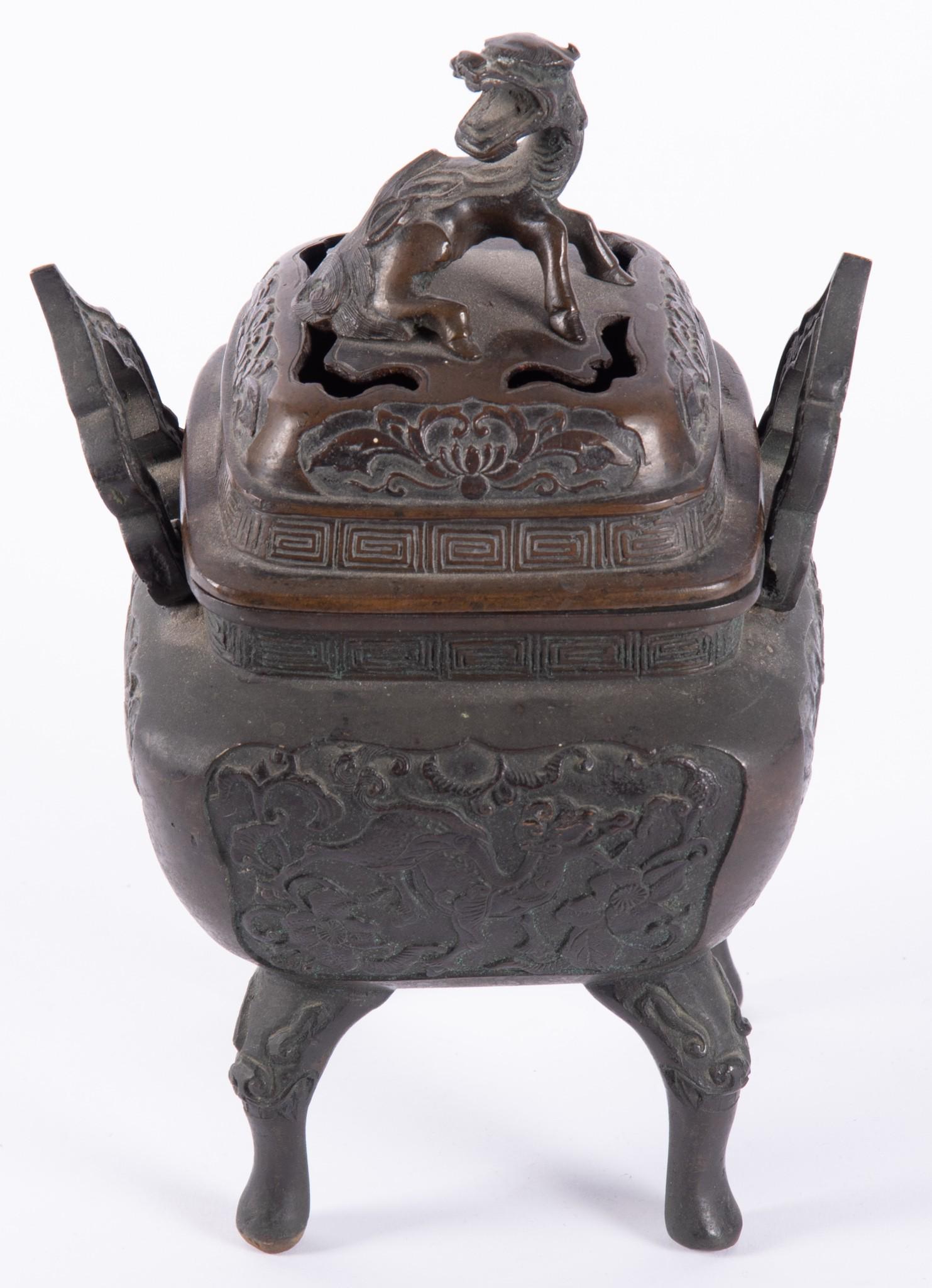Antique Tibetan Bronze Censor (1 of 3)