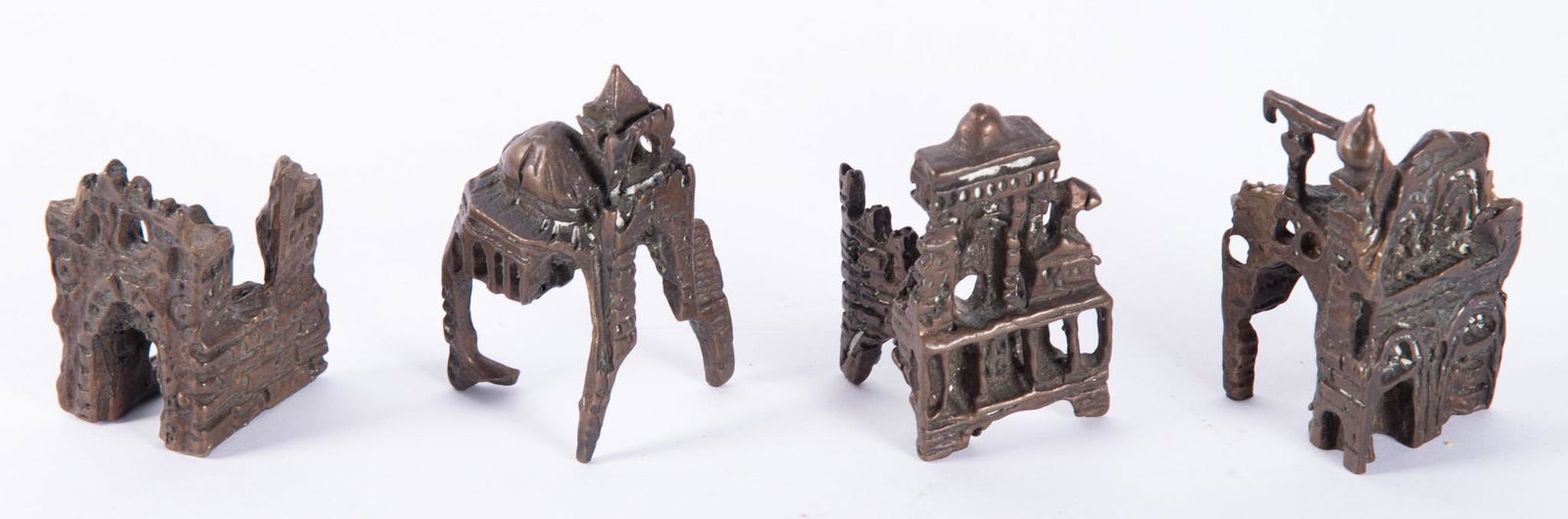 Aharone Bezalel, Israel (1926-2012), Little Jerusalem, four bronze sculptures (1 of 5)