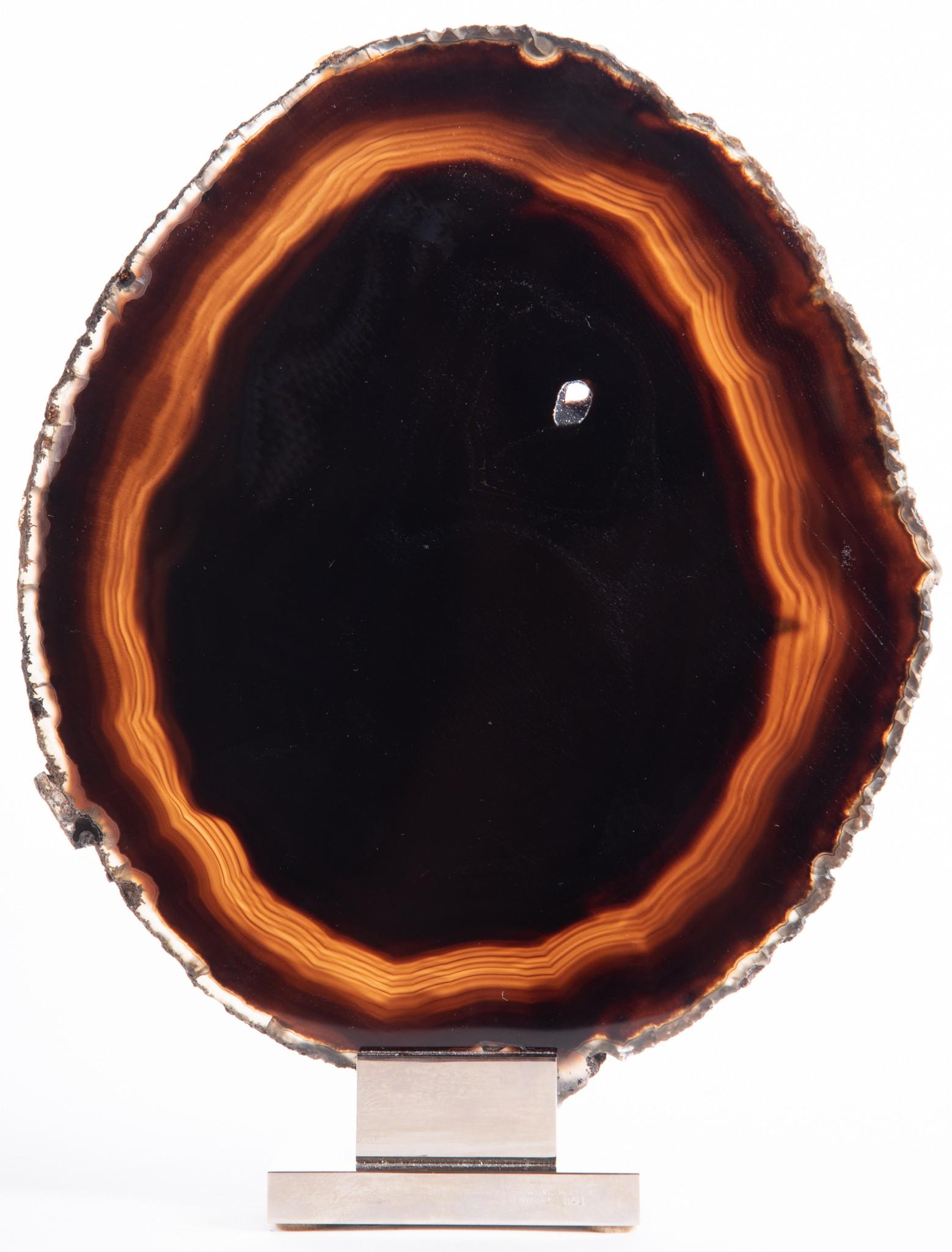 Large Agate Specimen on Stand (1 of 4)