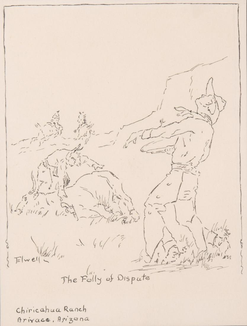 Robert Farrington Elwell, Wyoming, Arizona, Massachusetts (1874-1962), Three works: "Gee!"; "The (1 of 8)