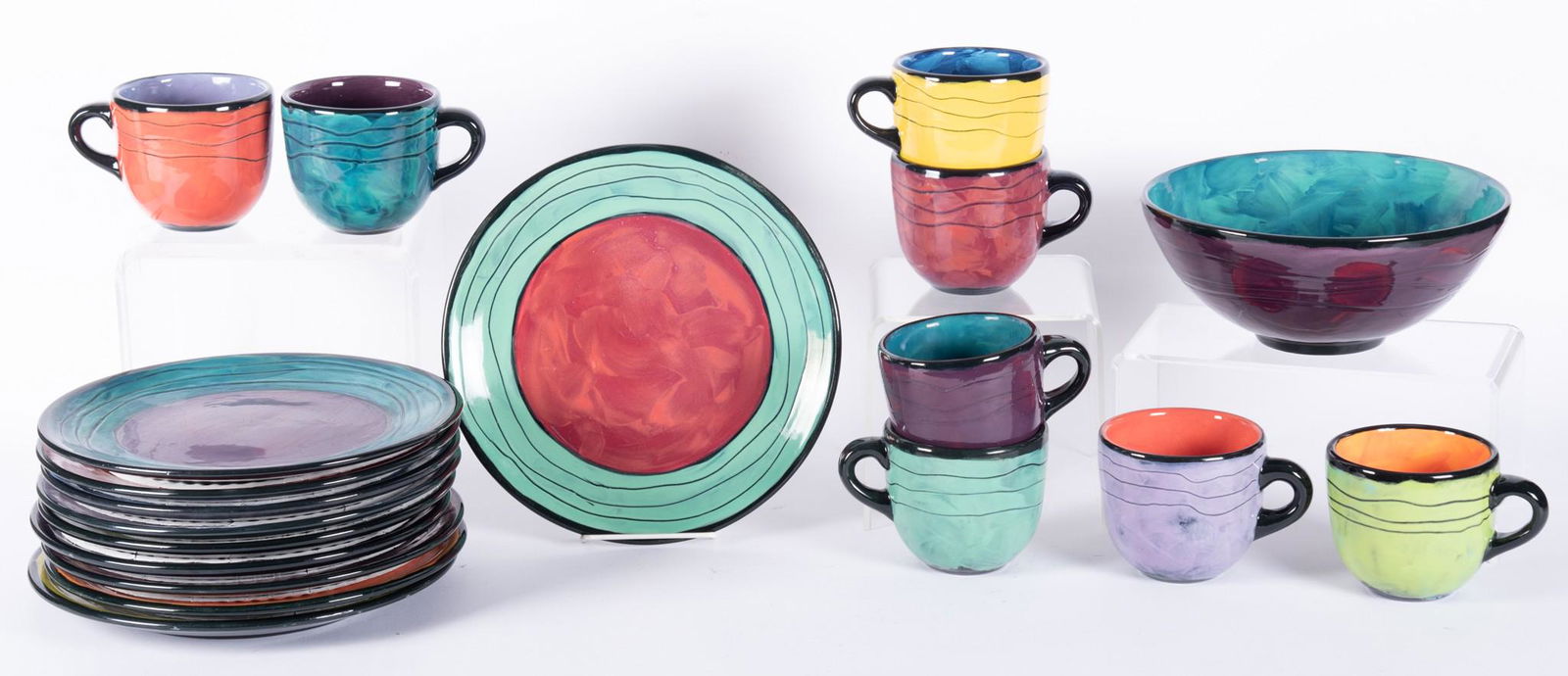 A Collection of Rainbow Gate Ceramic Dinnerware (1 of 5)
