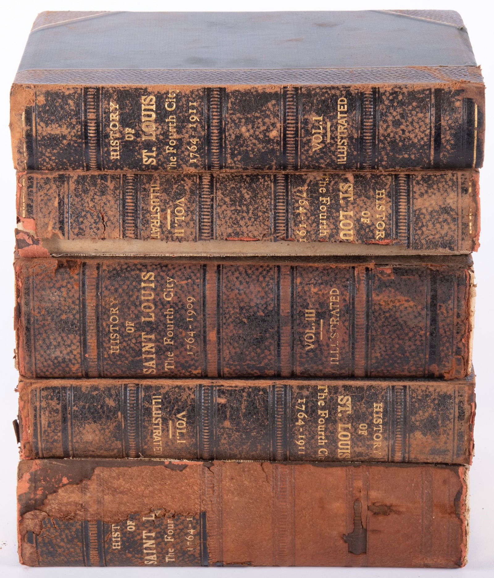 Five Books: "History of Saint Louis -- The Fourth City 1764-1909 Illustrated" (1 of 3)