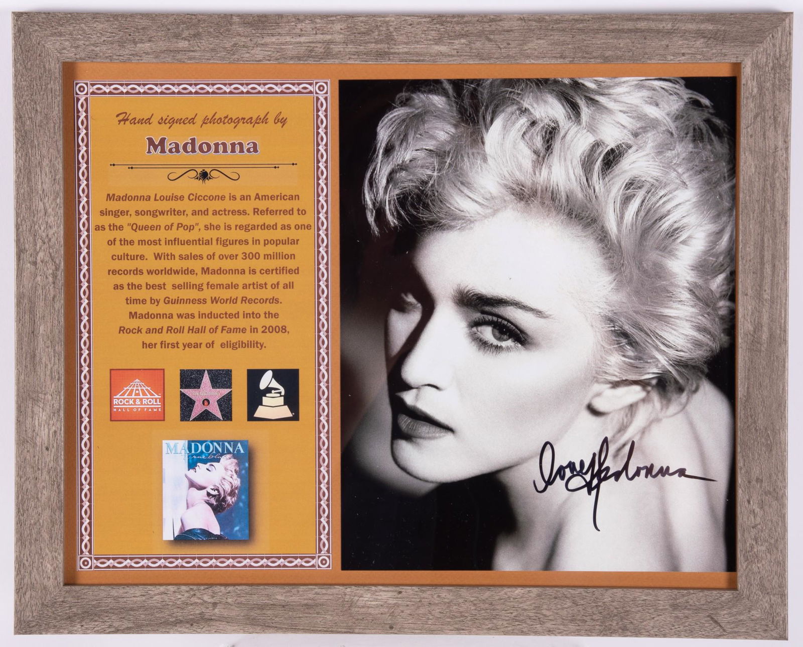 Madonna Signed Photo (1 of 2)
