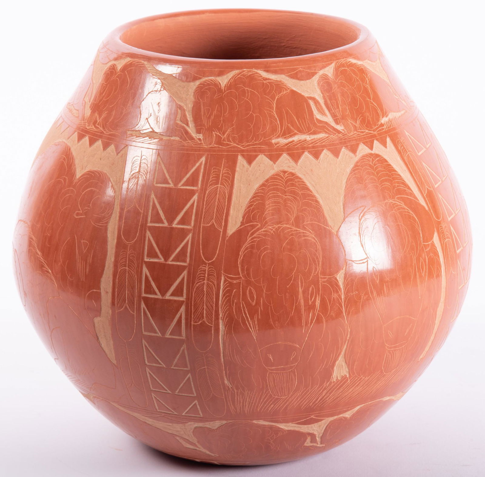 Sioux Pottery, Norman Red Star (1 of 4)