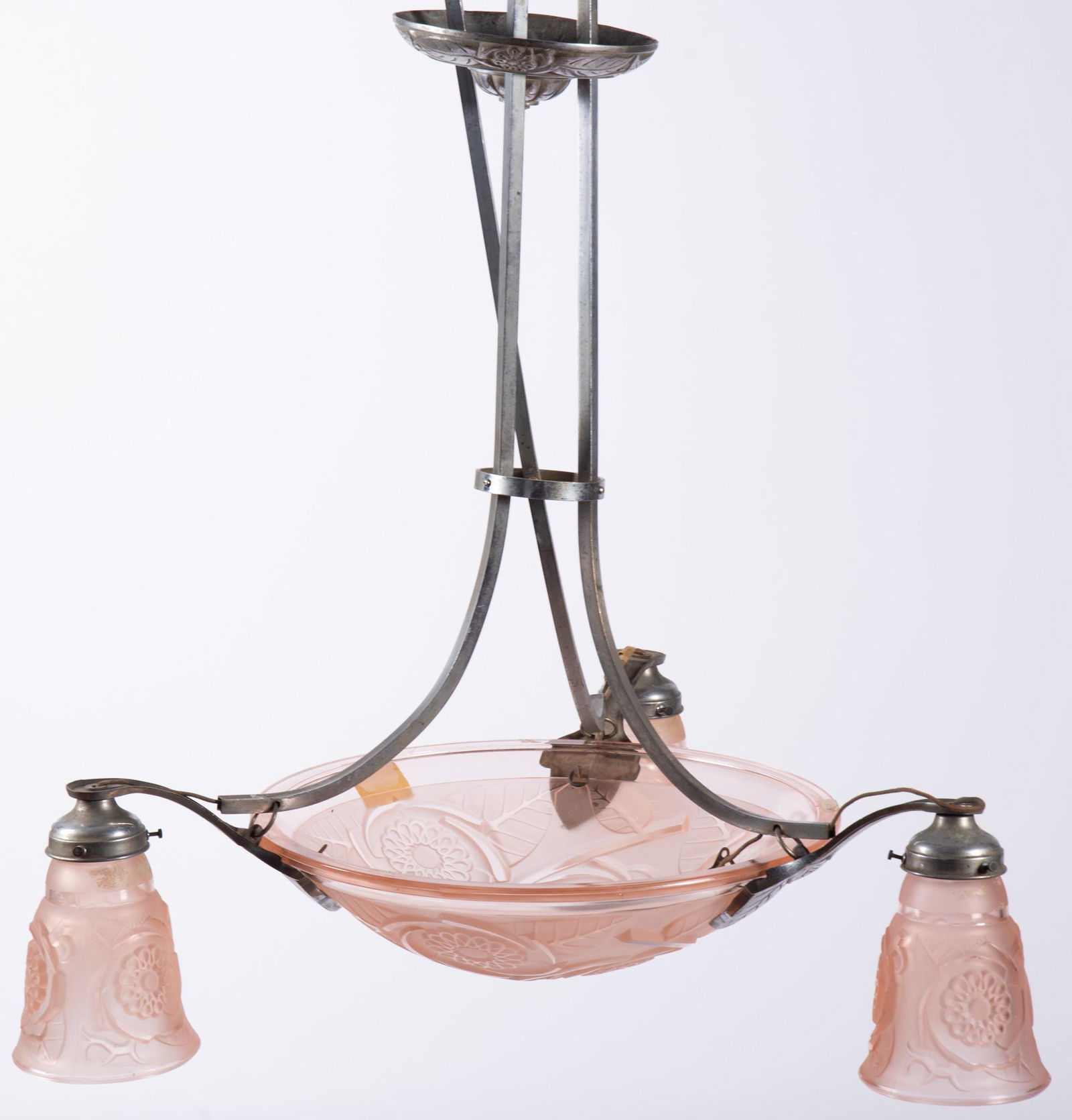 An Art Deco Verlys Plafonniere (1 of 4)