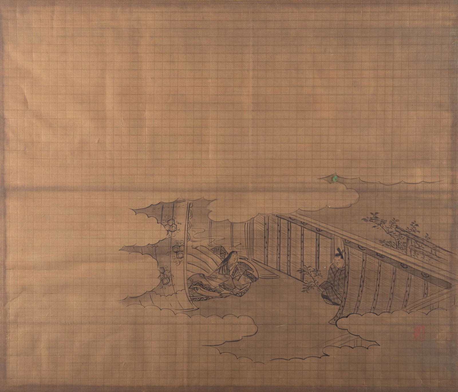 Tosa School, "Story of Lady Geuji" (1 of 4)