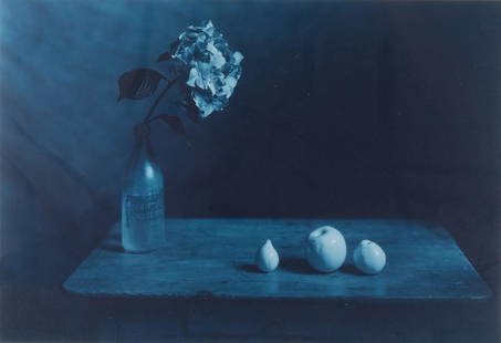 Kenro Izu, American/Japanese (b. 1949), Porcelain Fruits (Still Life 1123B), 2004, color photograph,: Kenro Izu American/Japanese, (b. 1949) Porcelain Fruits (Still Life 1123B), 2004 color photograph, ed. 1/20 framed. 13 1/2 x 19 inches