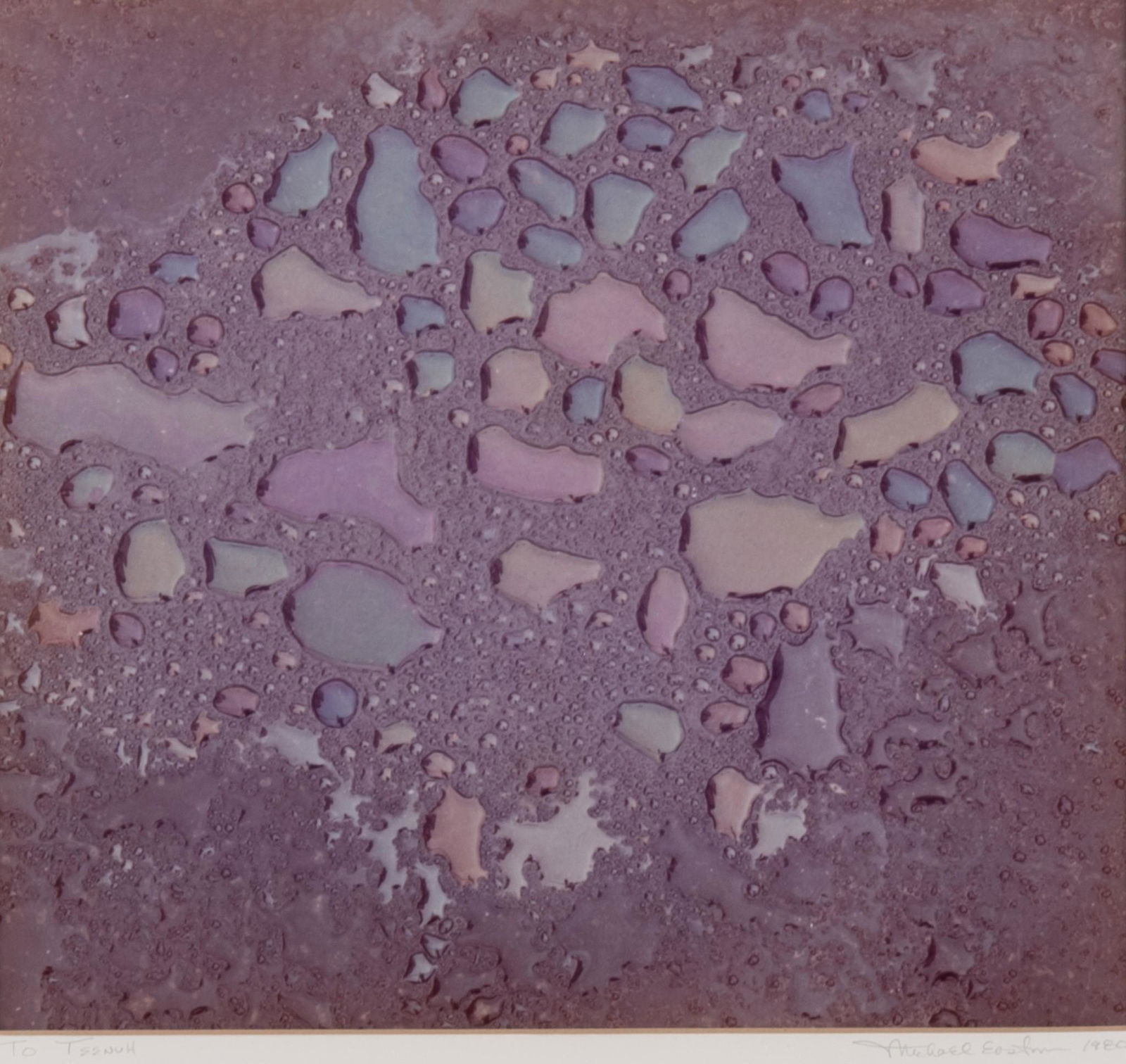 Michael Eastman, American (b. 1947), Raindrops on Car Hood, 1980, color photograph (1 of 3)