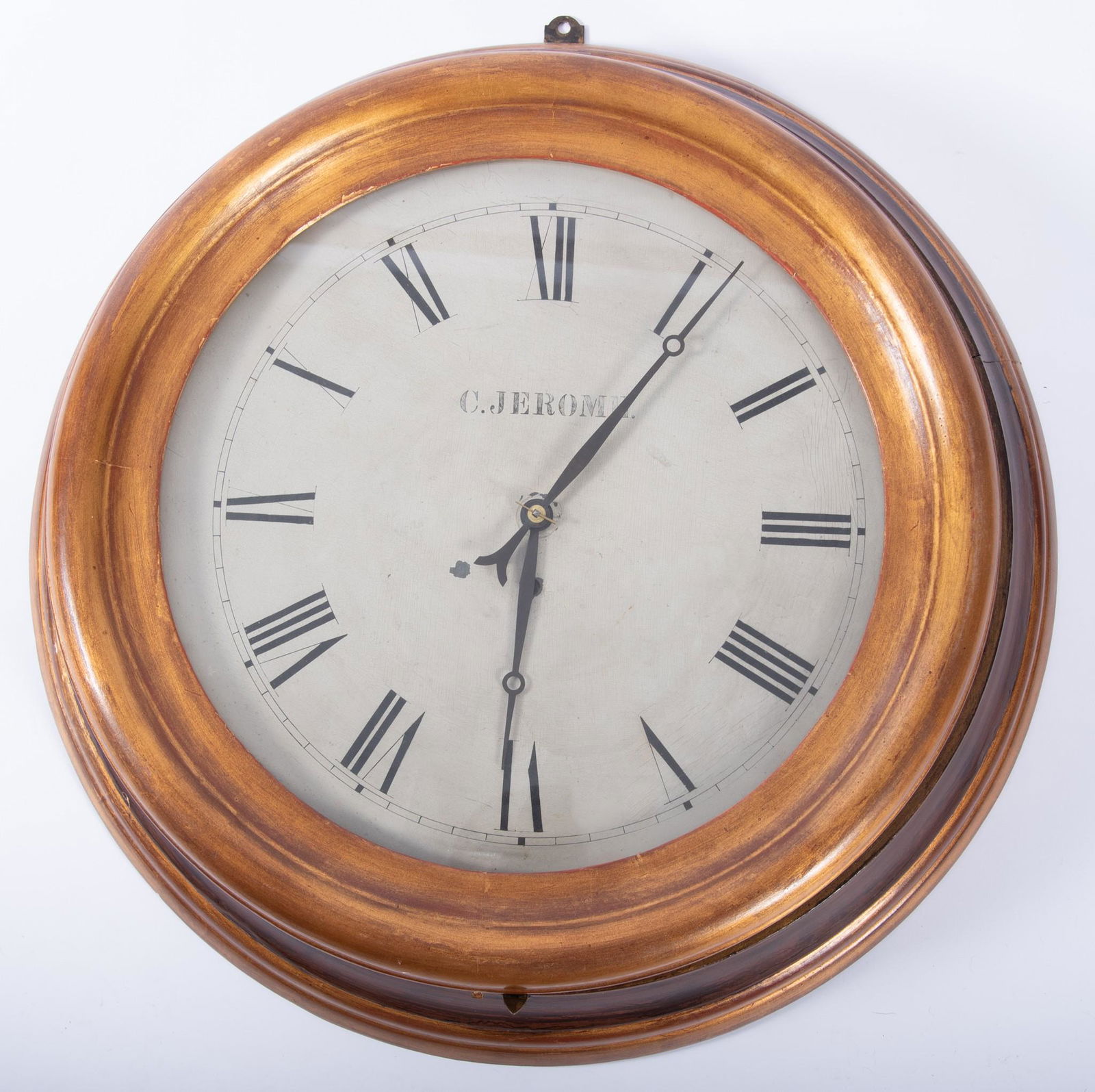Circular Wall Clock Signed C. Gerome (1 of 4)