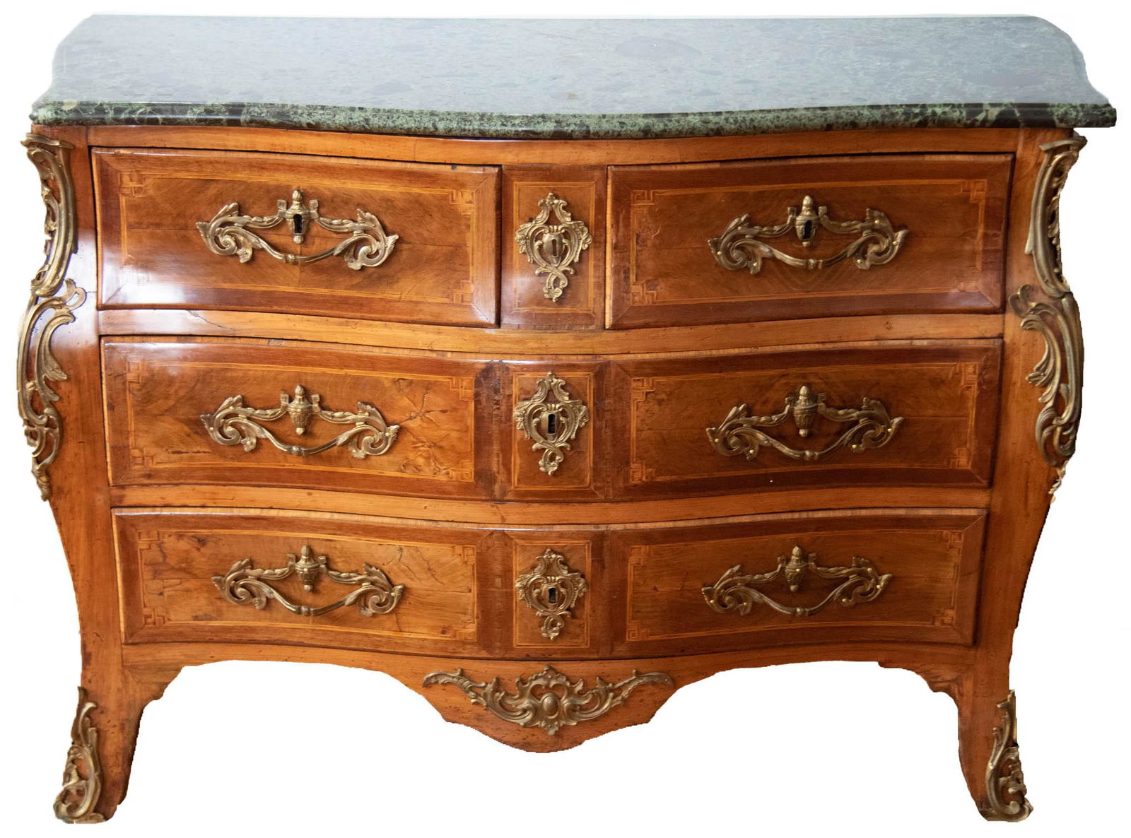 French Provincial Inlaid Commode, Circa Mid-18th Century (1 of 4)