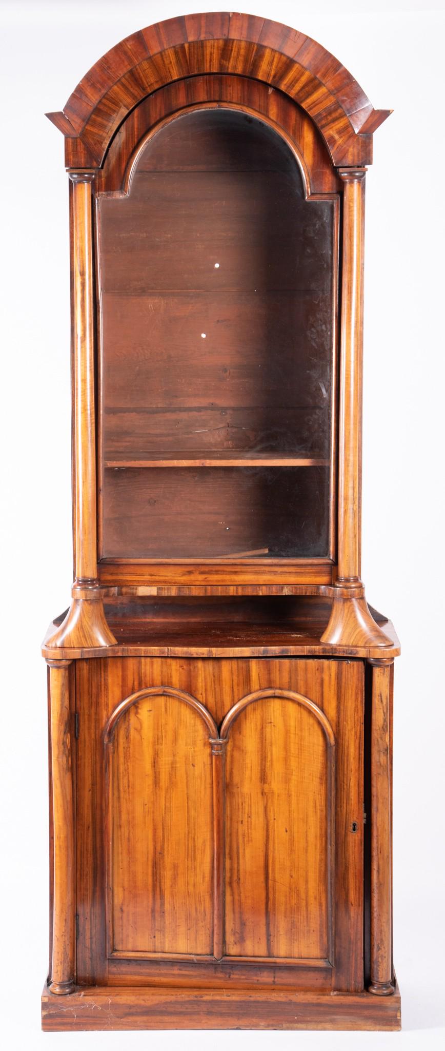 Antique Two Member Biedermeier Fruitwood Bookcase (1 of 3)