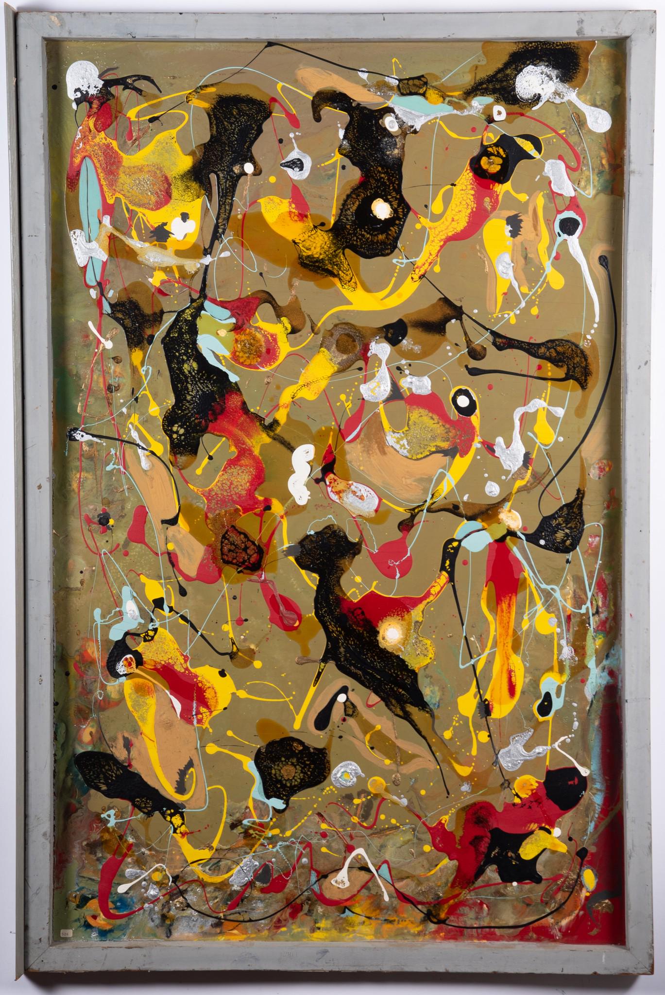 Ernest Tino Trova, Missouri (1927-2009), Untitled, lacquer on masonite (1 of 4)