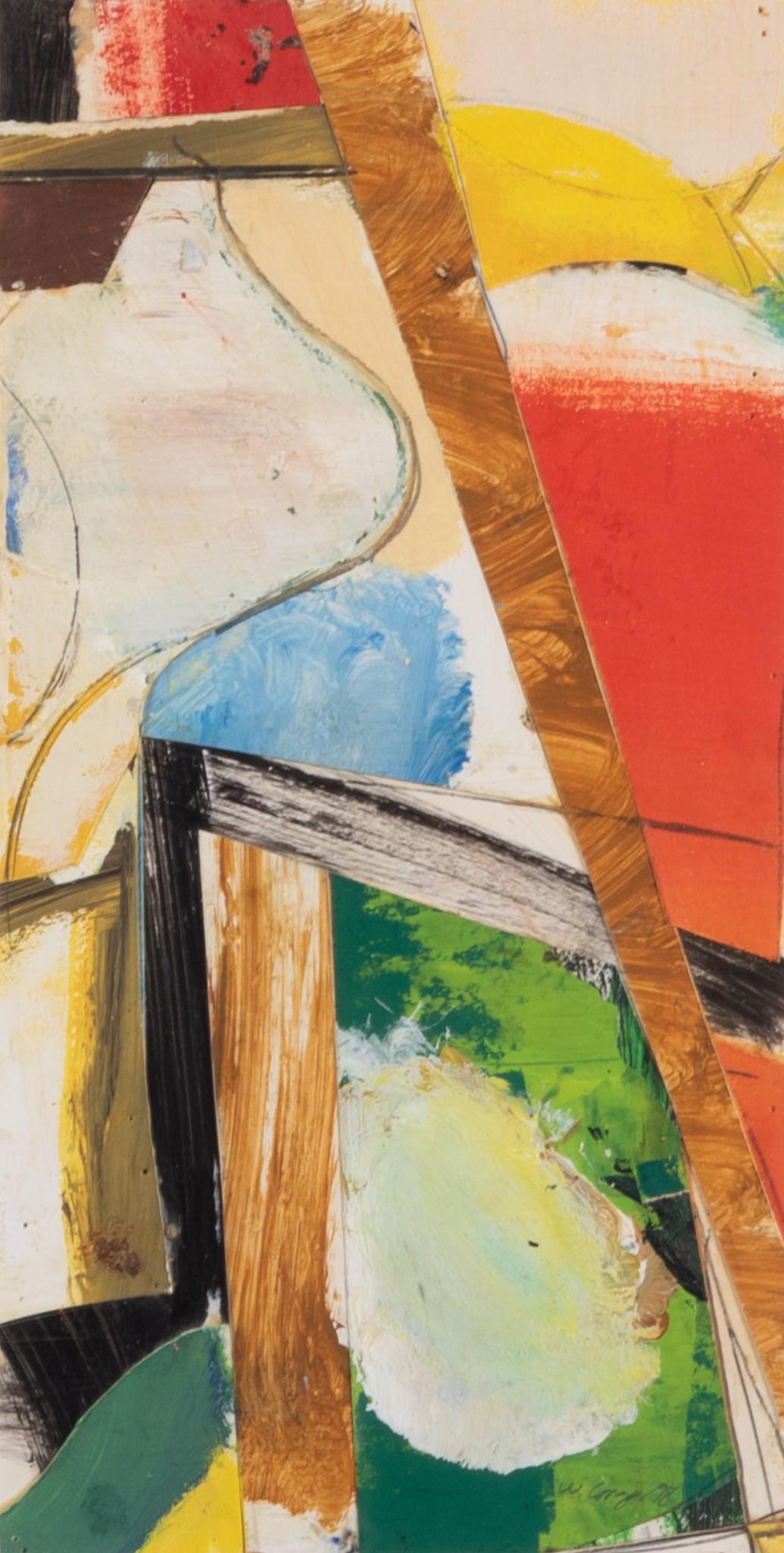 William Conger, Illinois (b. 1937), Untitled Collage Number 37, 1998, paint/collage (1 of 4)