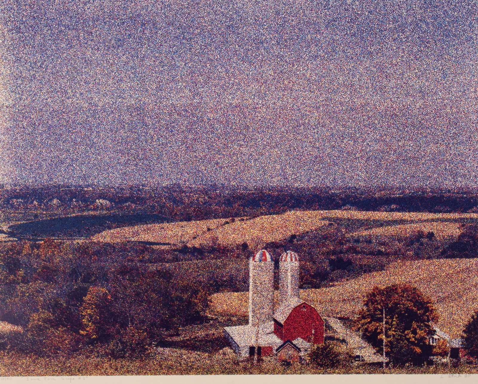 Larry Stark, American (b. 1941), Iowa Farm Scape #3, photo screenprint, ed. 10/50 (1 of 5)