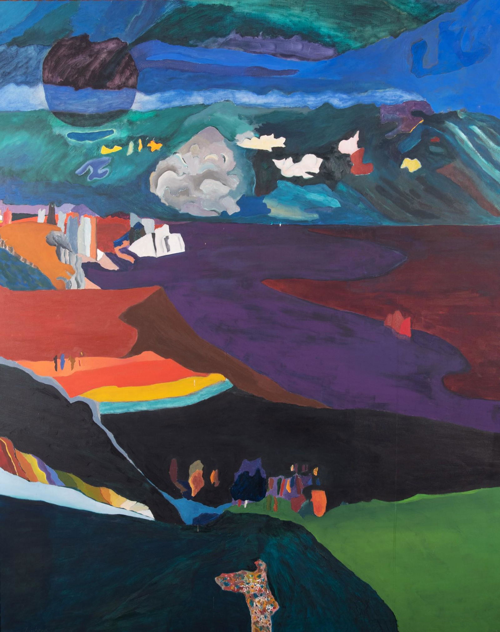 Christopher Lane, New York (b. 1937), Purple Sea, 1965, oil on canvas (1 of 6)