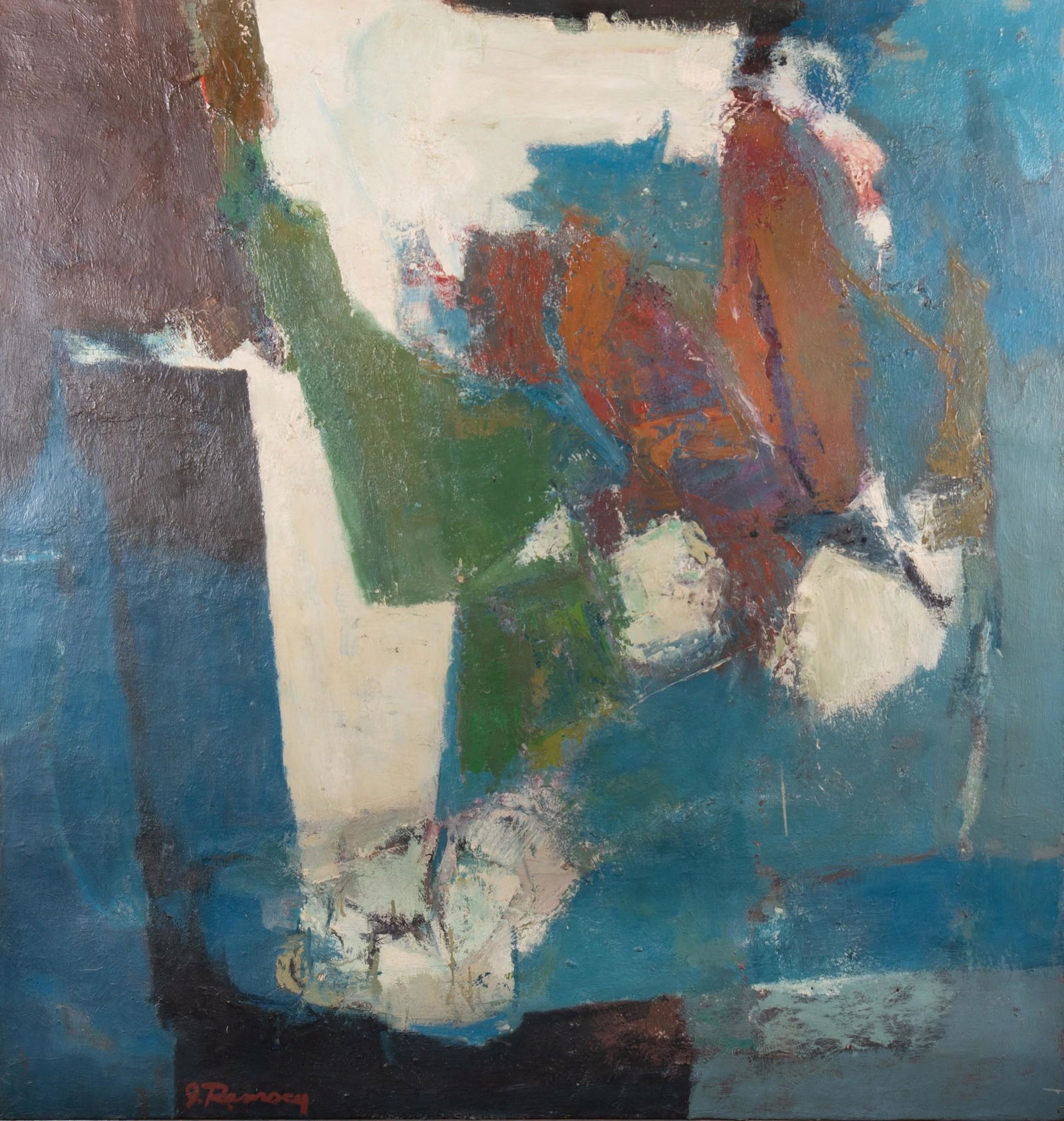 Jack Ramsey, Texas 20th / 21st century, Chalk Mountain, oil on canvas (1 of 7)