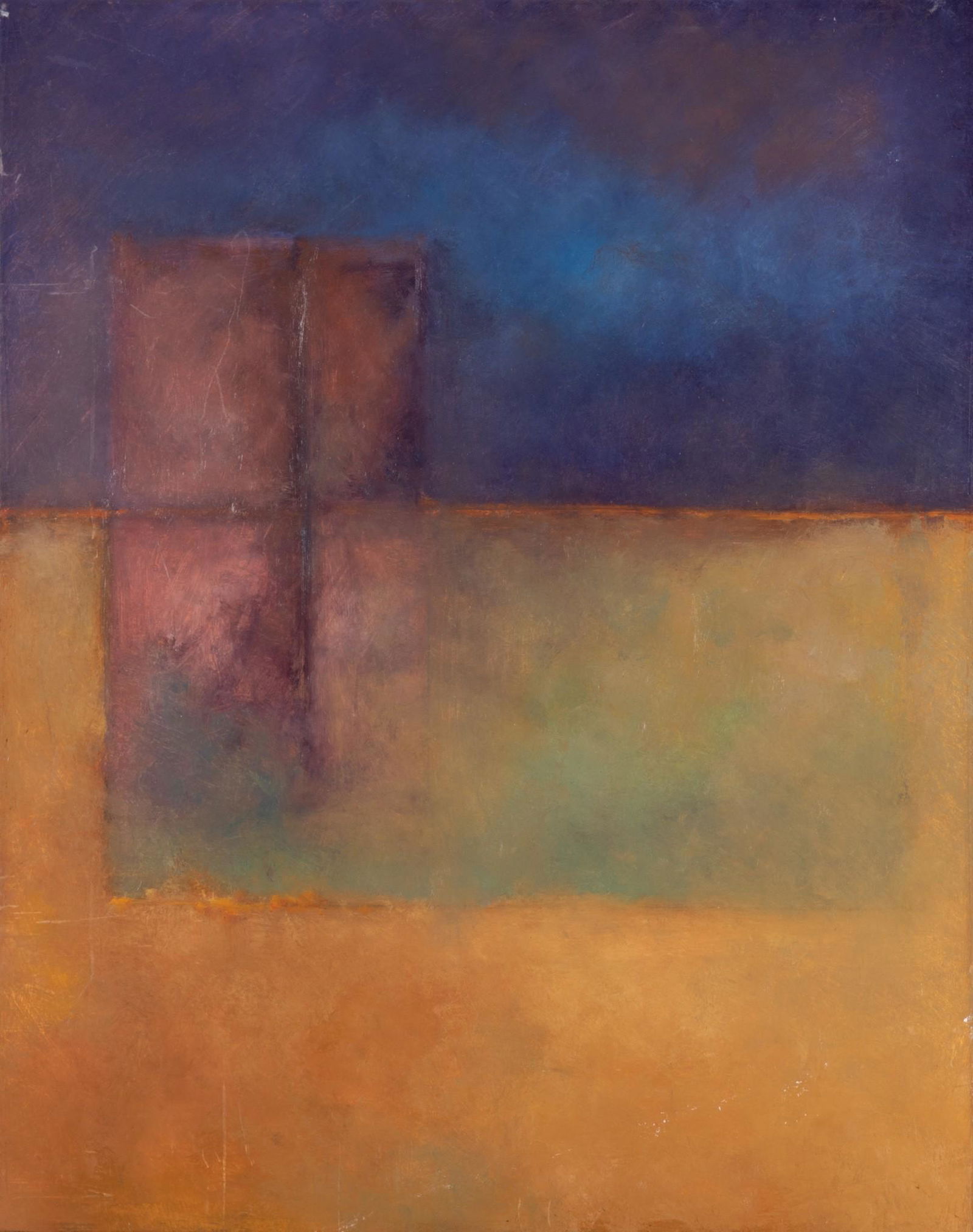 Michael Swisher, American 20th Century, III (Falls), 1998, oil on panel (1 of 5)