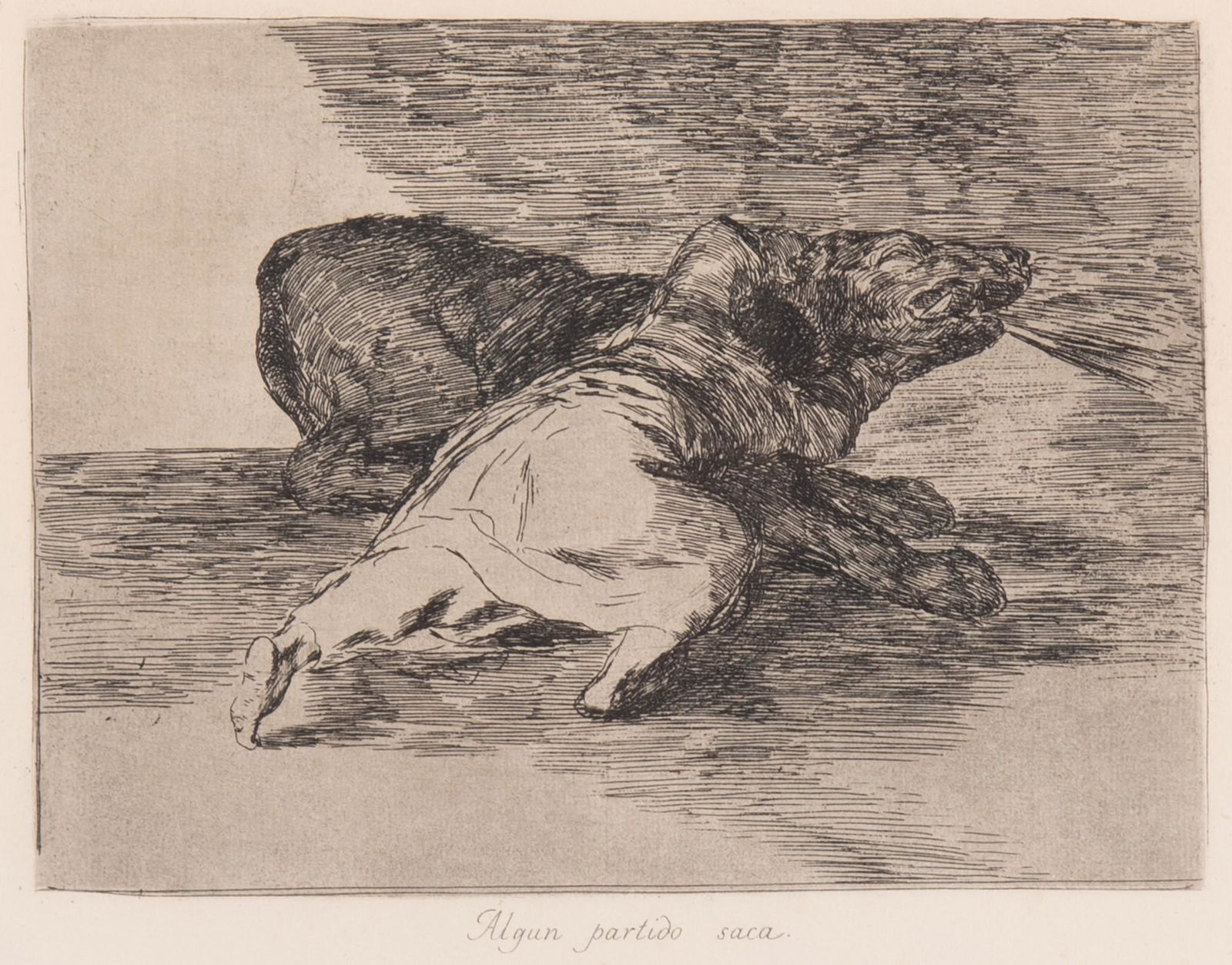 Francisco Jose de Goya Y Lucientes, France, Spain (1746 - 1828), Algum Partida Saca, drypoint (1 of 5)