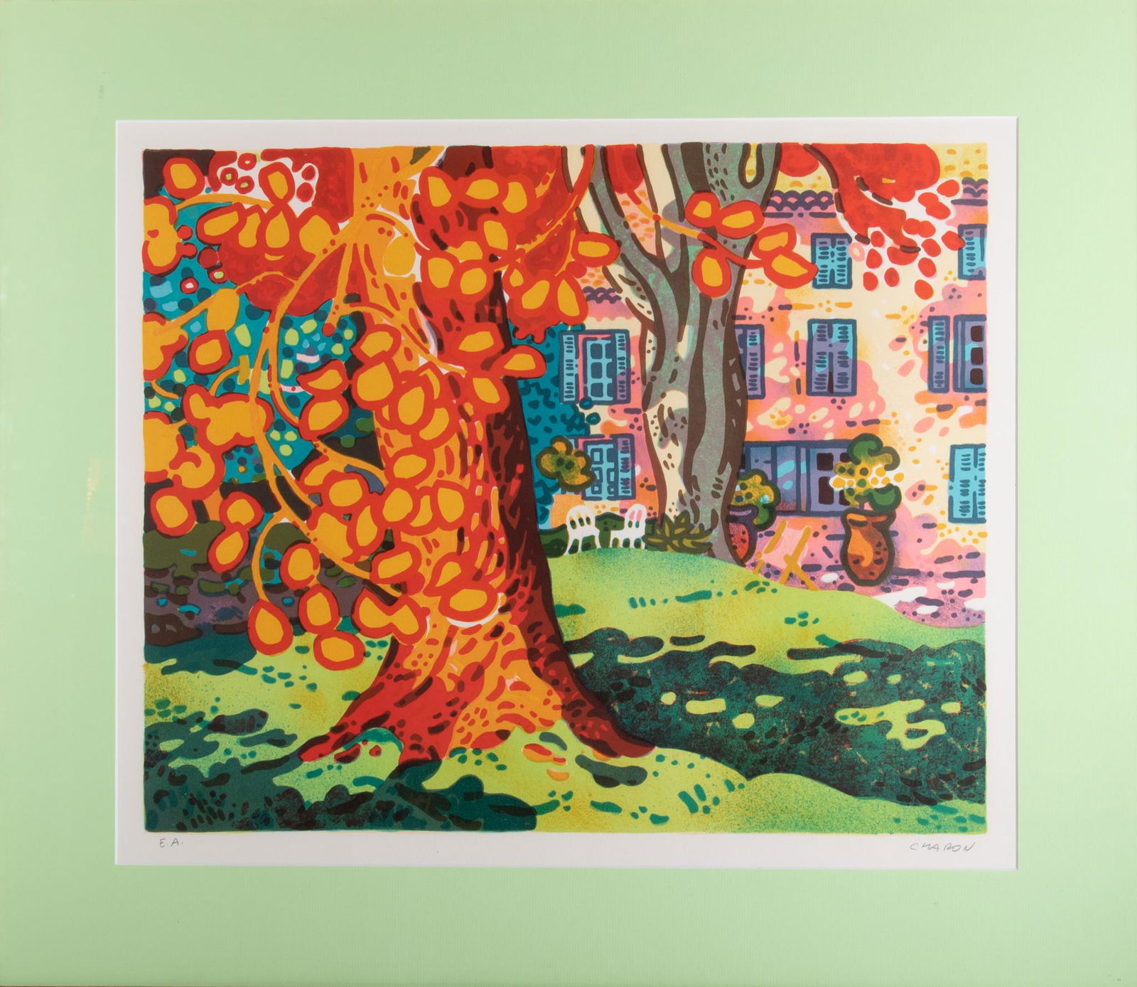 Guy Charon, France (1927 -), Fall Foliage, screenprint, e.a. (1 of 5)