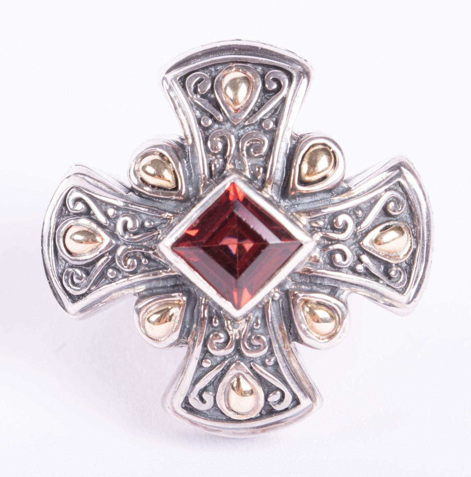 BJC Sterling Silver and 18kt Gold Ring (1 of 3)