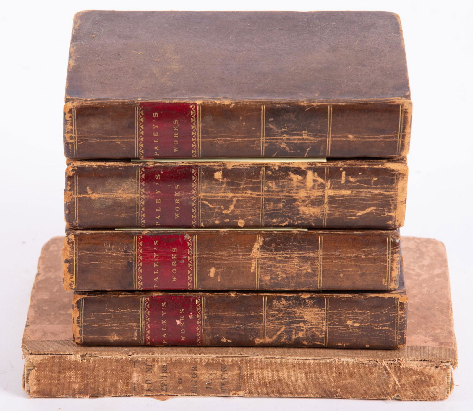 Five Books Including a Four Volume Set of "The Works of William Paley, D.D." and "The Select Letters (1 of 3)