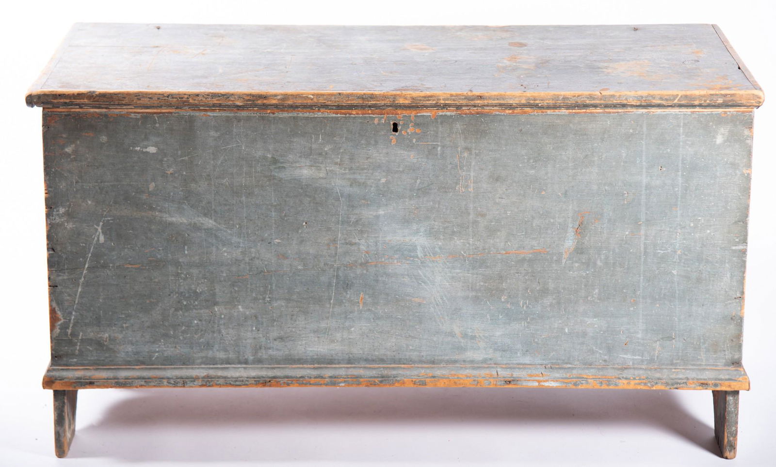Antique American Painted Trunk (1 of 4)