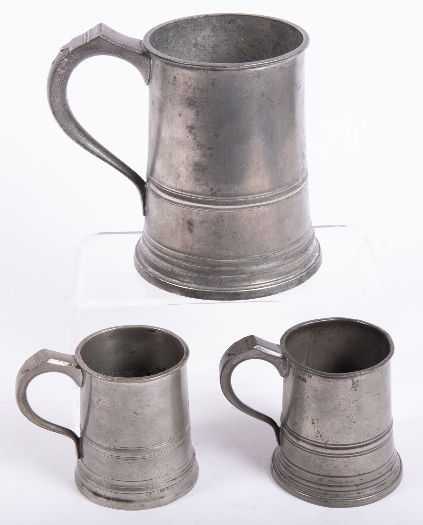 Gaskell & Chambers, Birmingham Pewter Mugs (1 of 2)