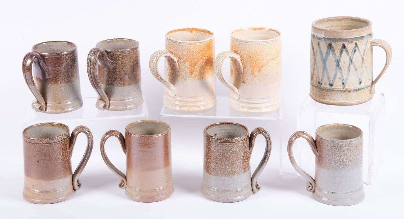 Collection of Salt Glazed Tankards (1 of 4)