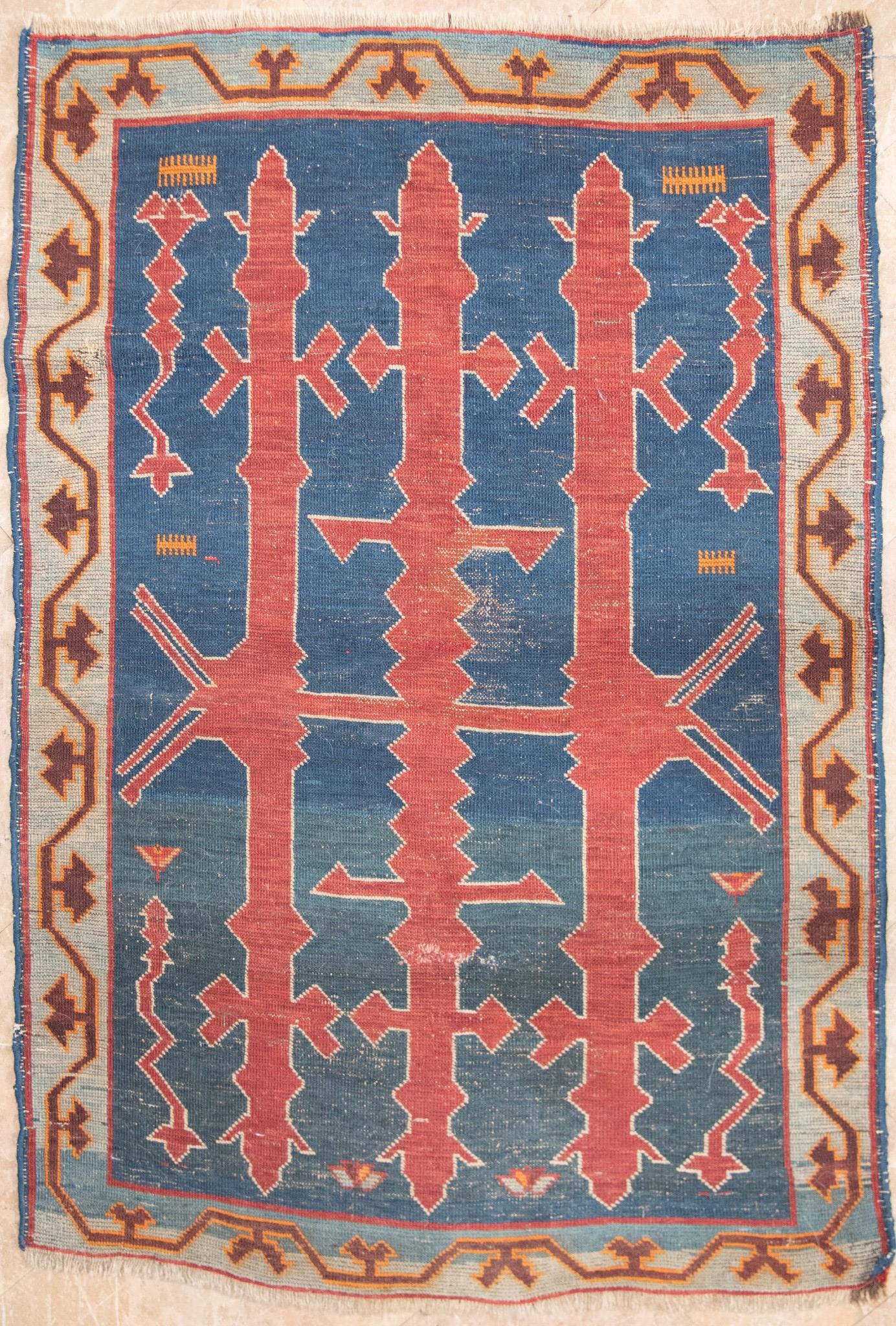 Caucasian Pile Rug (1 of 2)