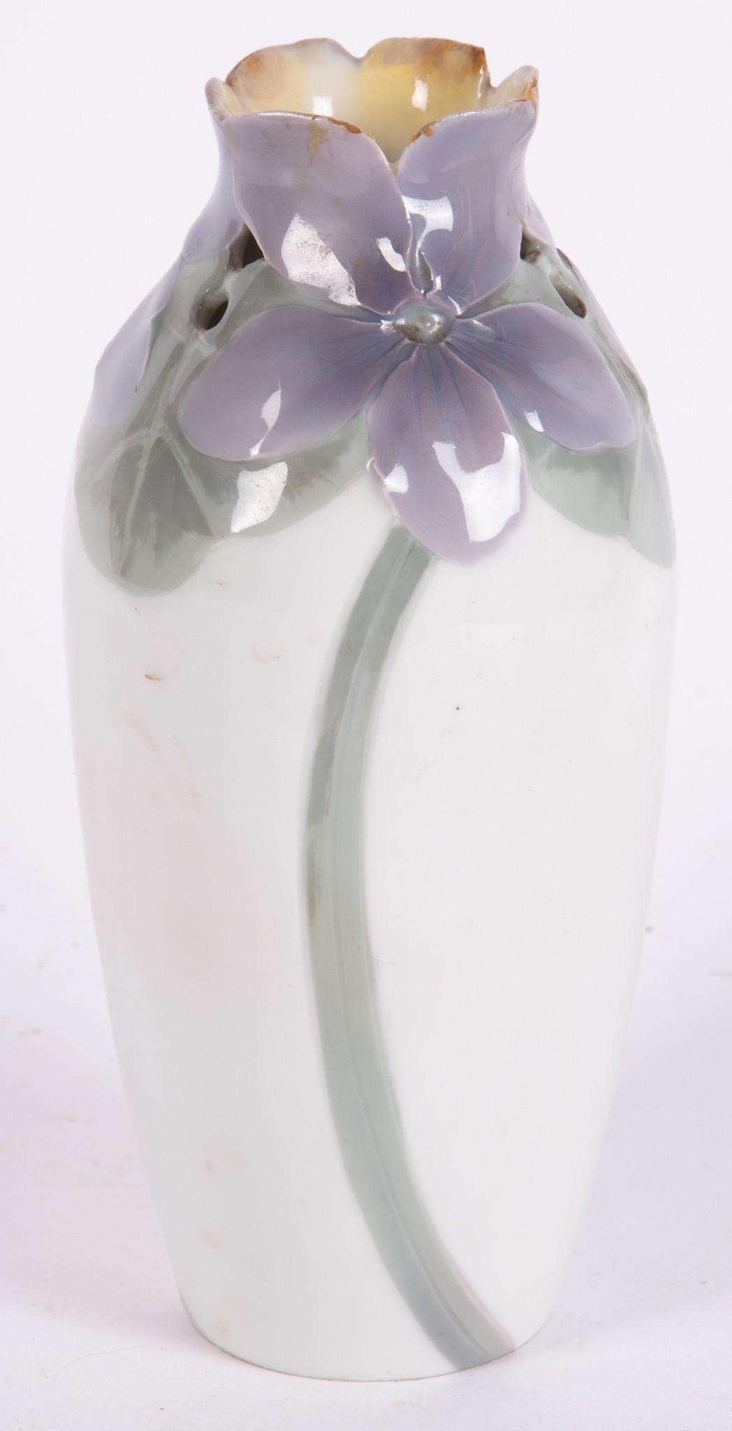 Art Nouveau Porcelain Vase, Rorstrand (1 of 3)