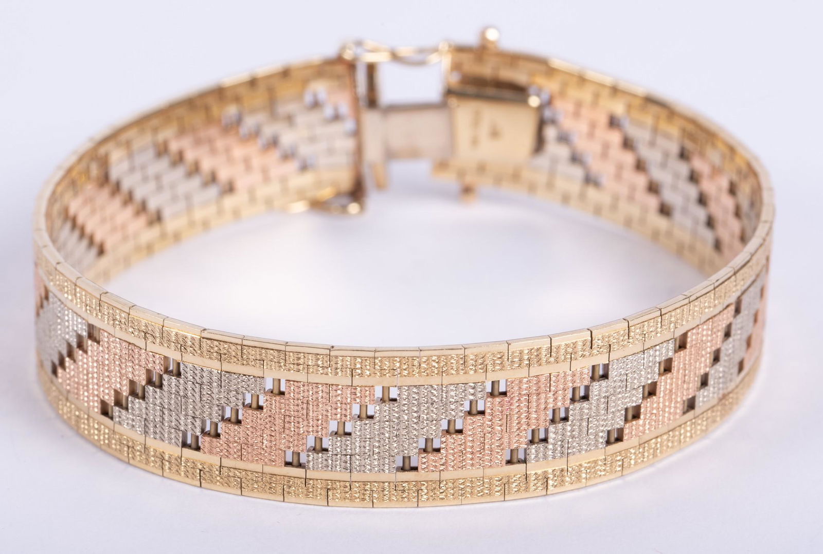 14kt Rose, Yellow and White Gold Bracelet (1 of 2)