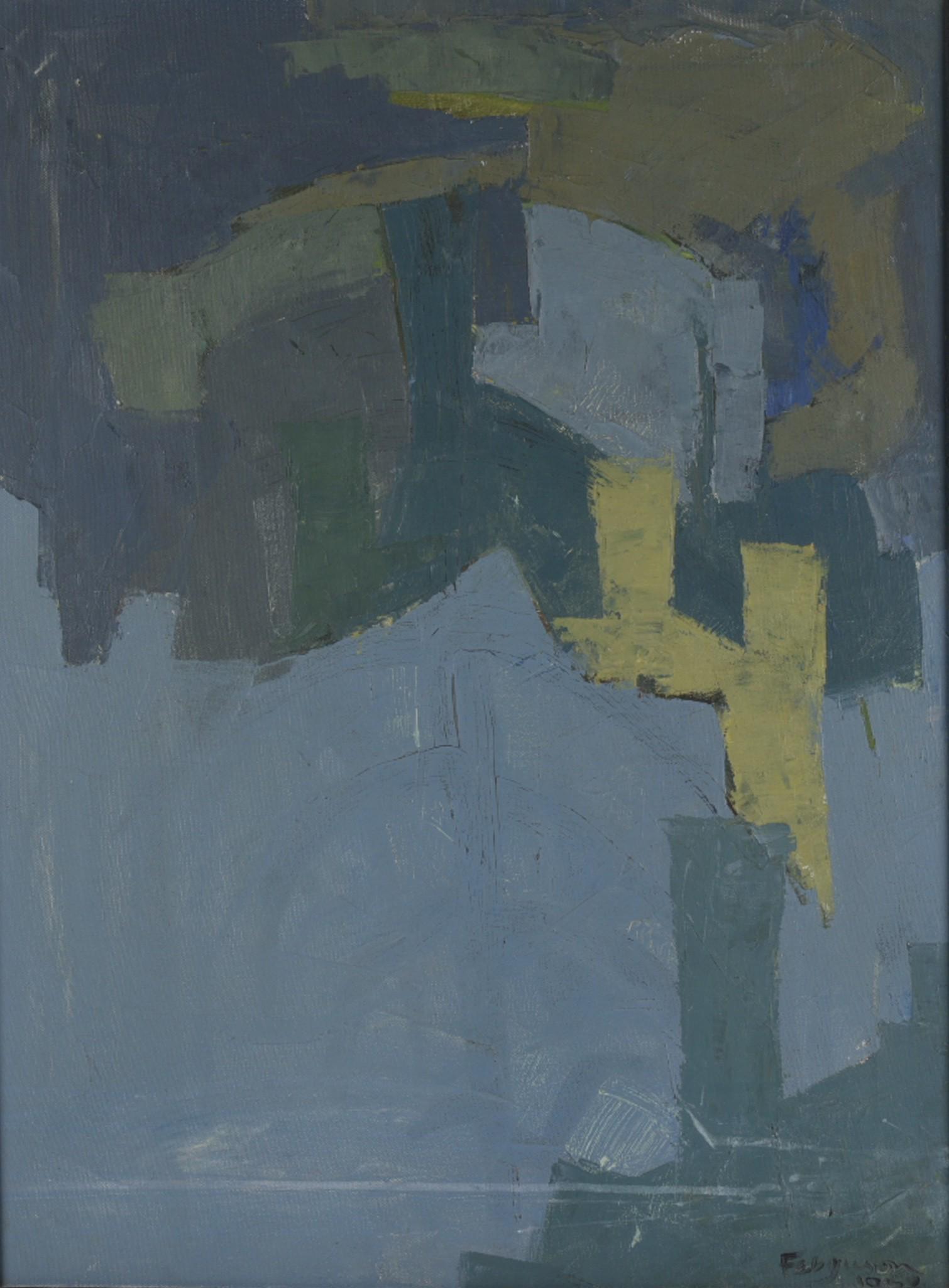 Ferguson, 20th Century, Morning Skyline, 1957, oil on canvas (1 of 5)