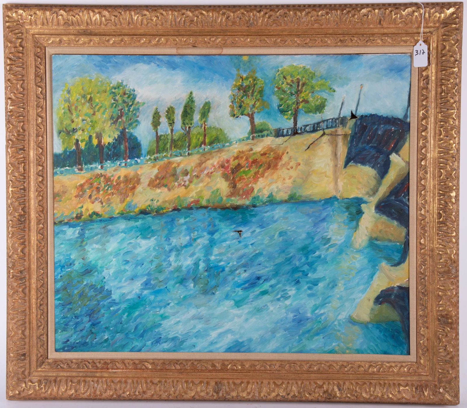 Christopher Lane, New York (b. 1937), Coastal Scene, oil on canvas (1 of 1)