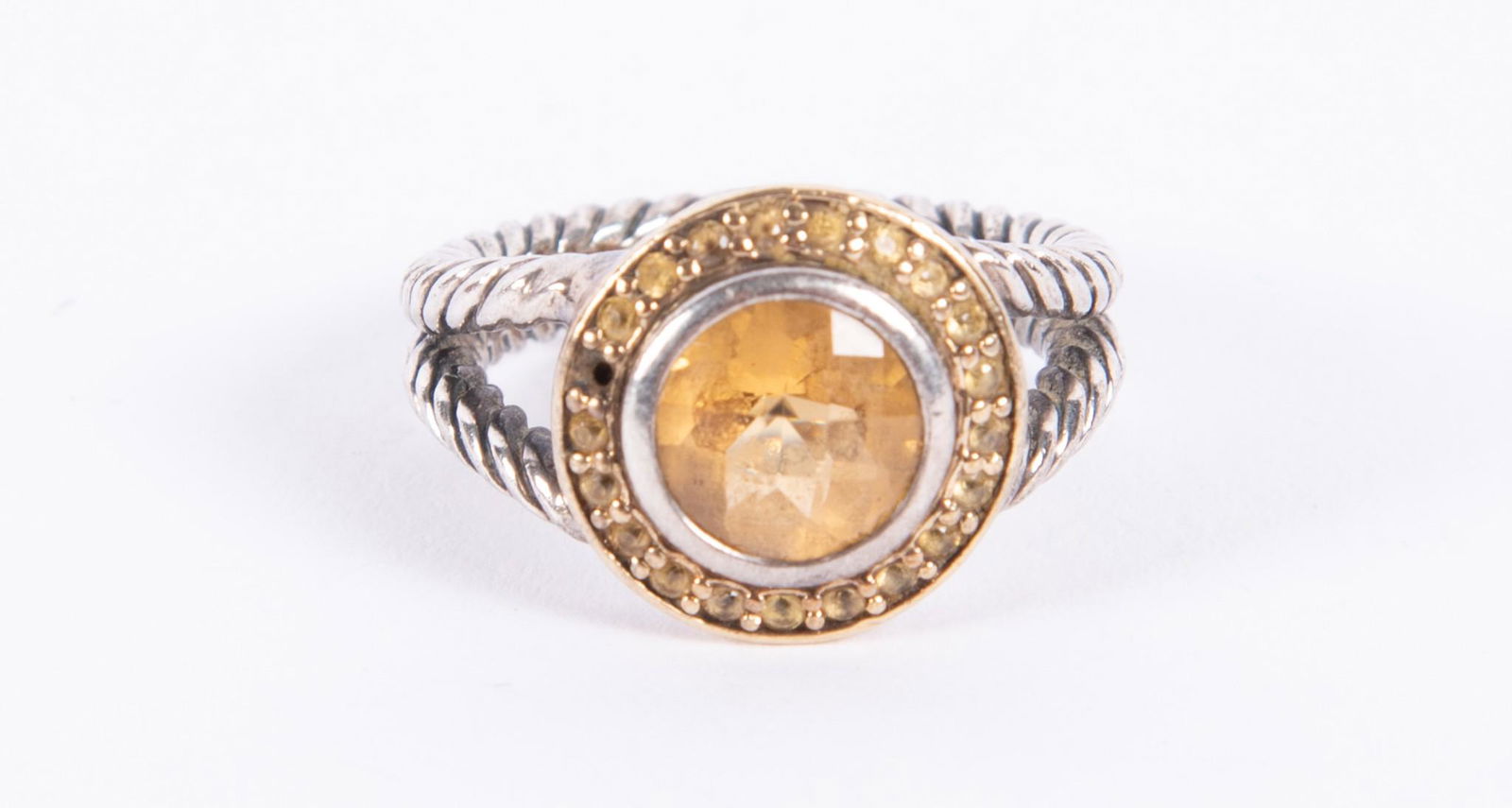 David Yurman Yellow Sapphire and Citrine Ring (1 of 2)
