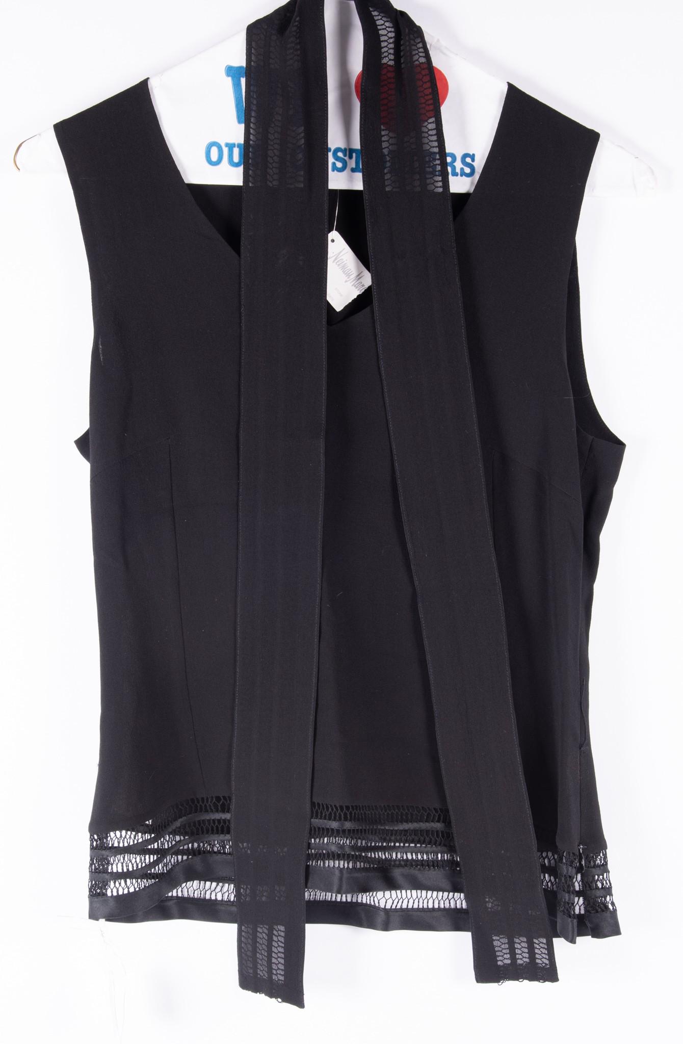 AKRIS Black Silk Evening Top (1 of 1)