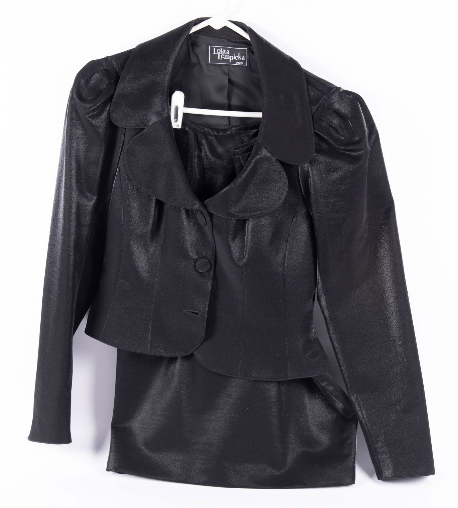 A Woman's Vintage Black Designer Suit, Lolita Lempicka (1 of 1)