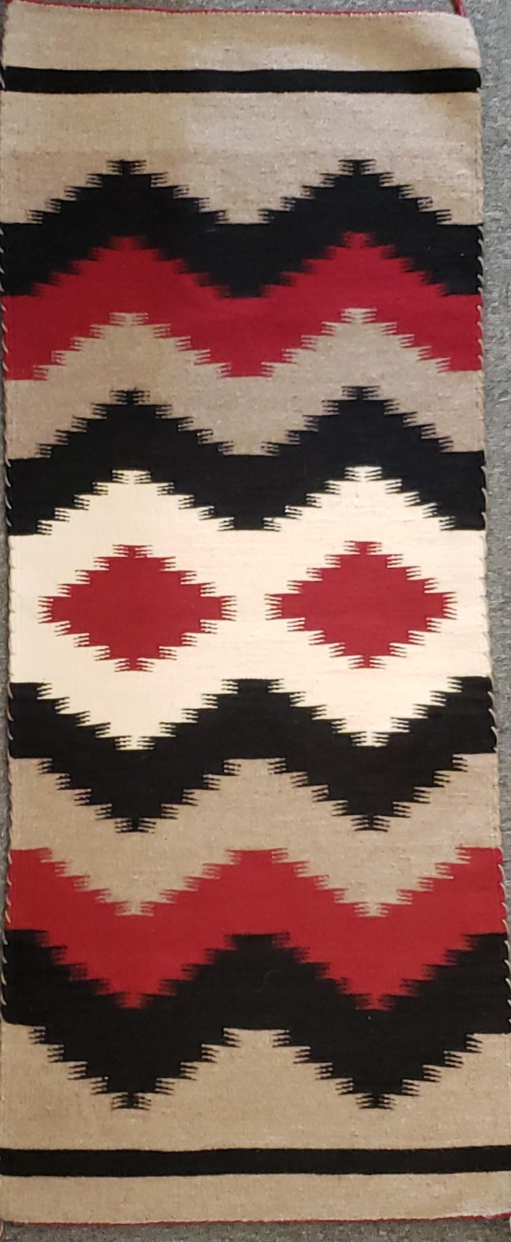 Navajo Rug Woven in Four Colors (1 of 2)