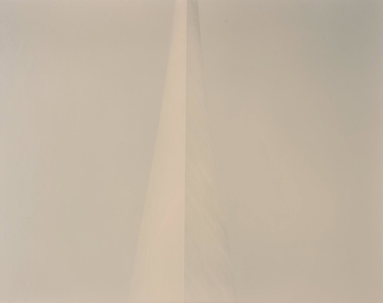 Joel Meyerowitz, American (1938 -), St. Louis Arch Series: Side View in Fog, color photograph: Joel MeyerowitzAmerican, (1938 - )St. Louis Arch Series: Side View in Fogcolor photographframed15 x 19 inches