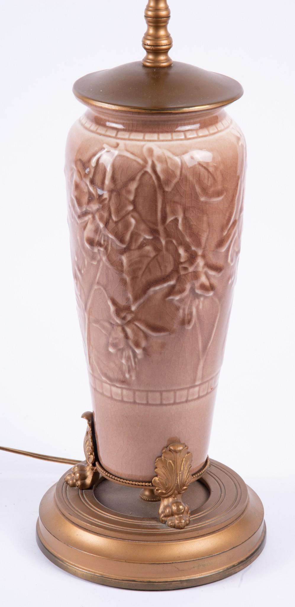 Rookwood Pottery, Metal Mounted Table Lamp (1 of 2)