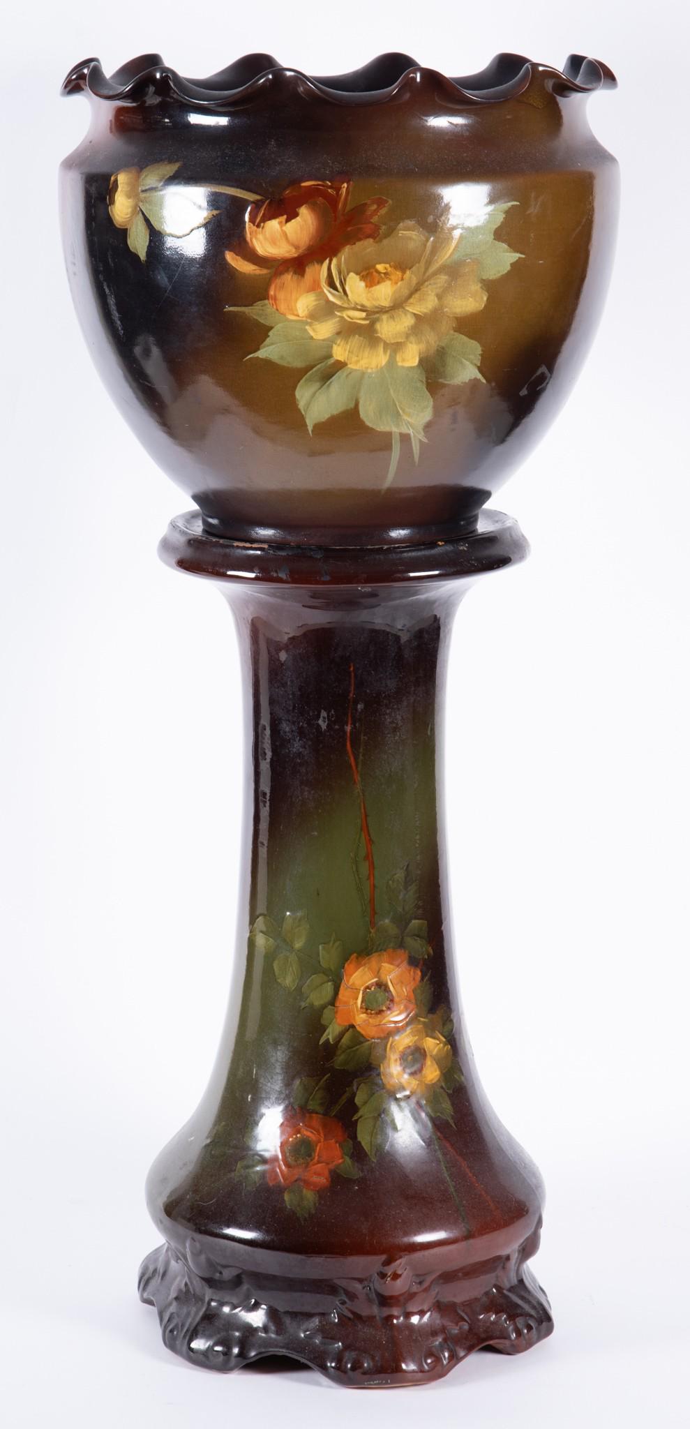 Weller Art Pottery, Large Louwelsa Jardiniere (1 of 4)