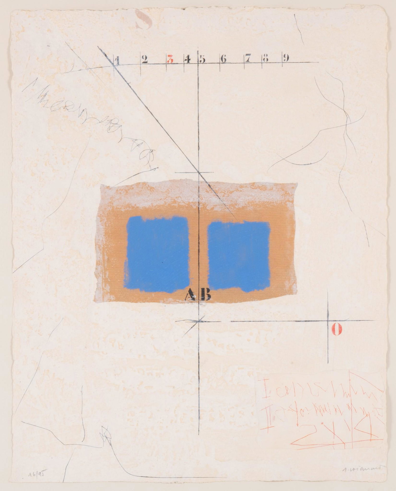 James Coignard, French (1925-2008), Untitled, embossed etching, ed. 16/95 (1 of 4)