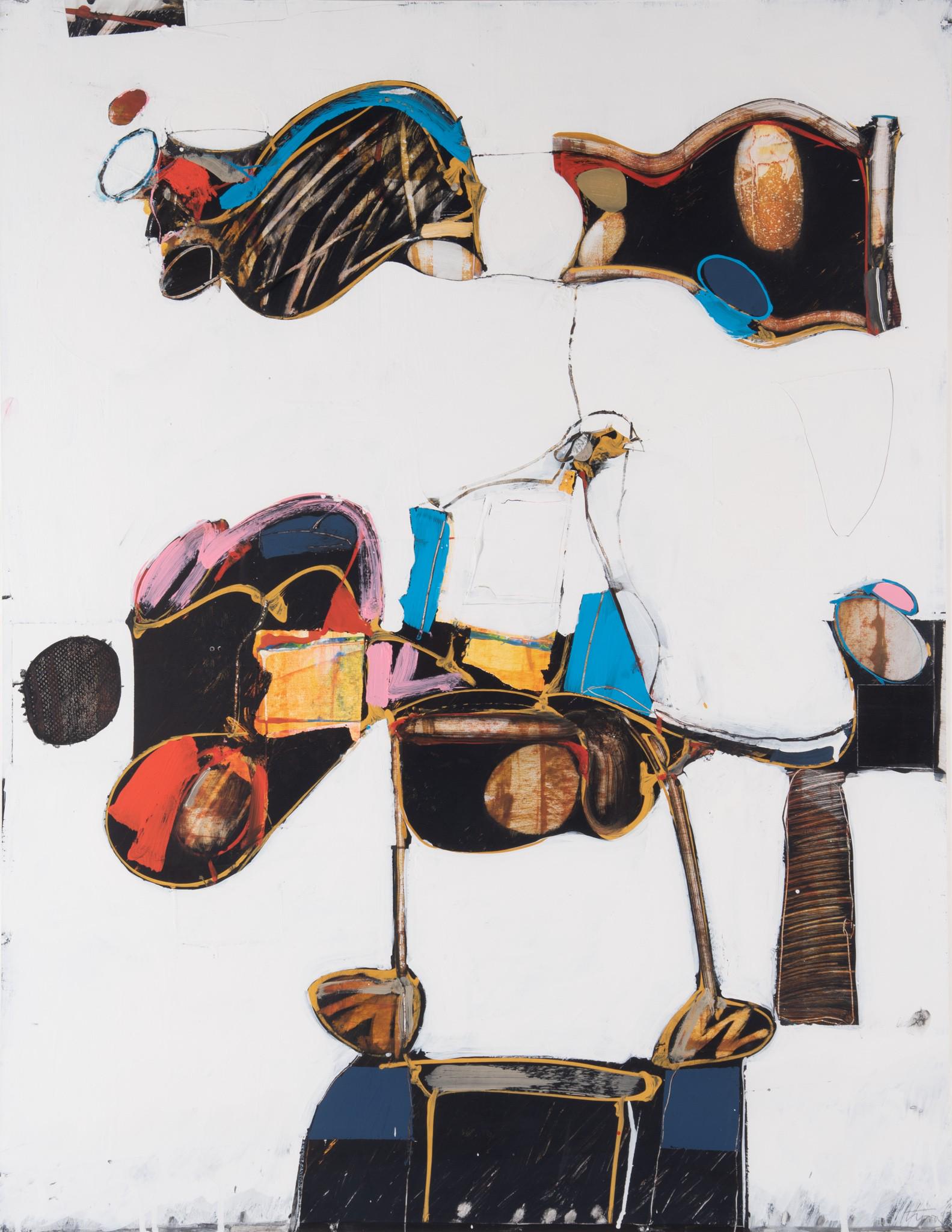 Ernest Tino Trova, Missouri (1927-2009), Abstraction, 1997, Mixed media on board (1 of 6)