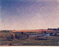 Larry Stark, American (b. 1940), Flat Landscape #2, 1981, and Iowa Farmscape #2, 1981, two color