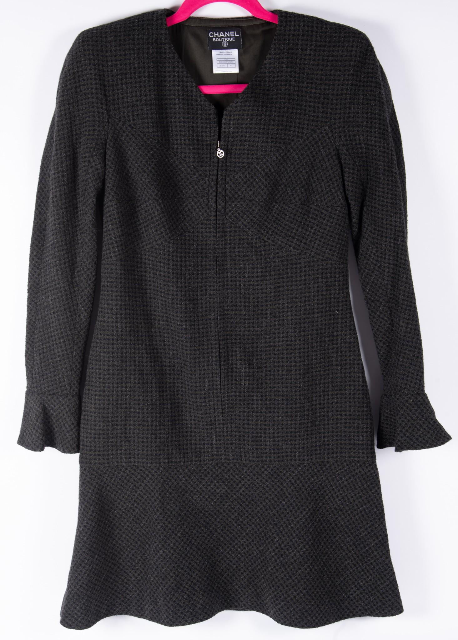 Chanel Boutique Wool Dress (1 of 3)