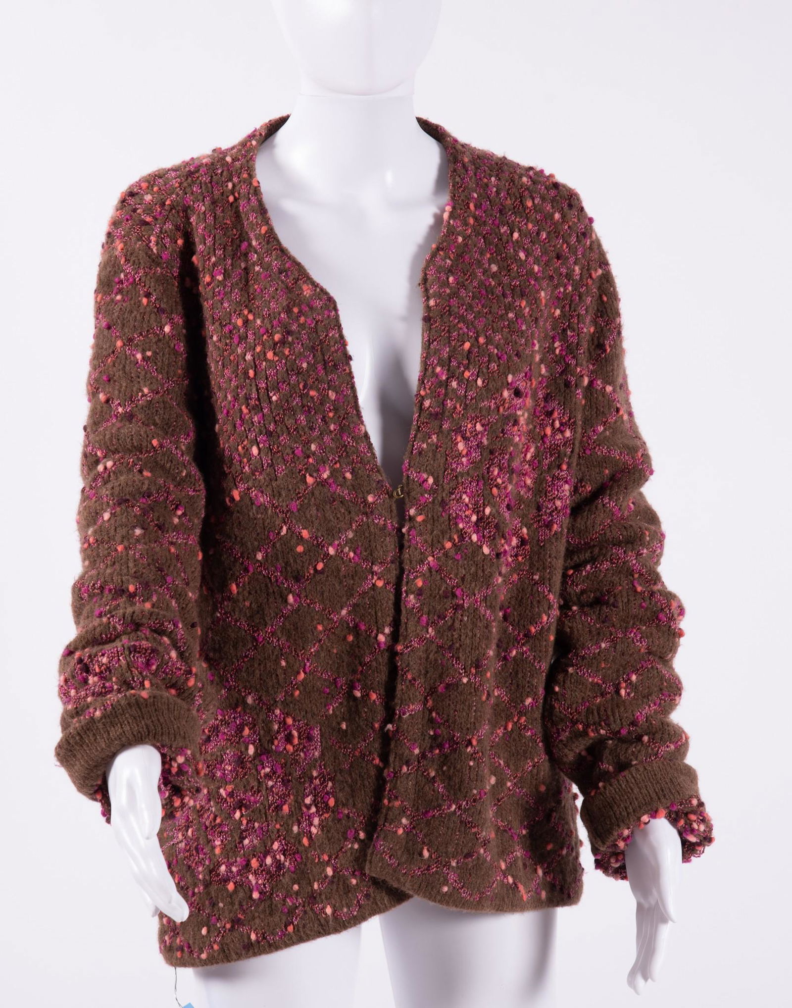 Vintage Ungaro Black Dress and Vintage COCO Chanel Wool Cardigan (1 of 5)