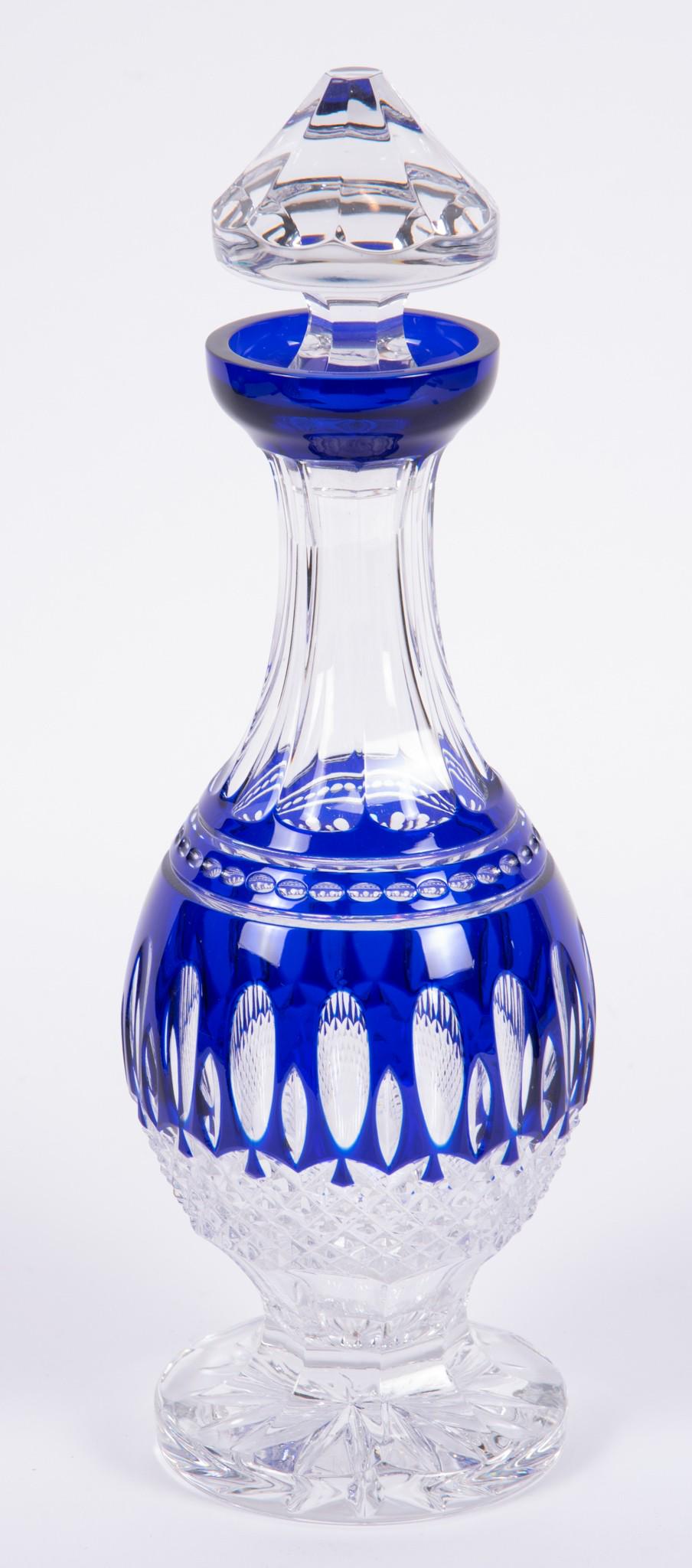 Waterford Crystal Clarendon Cobalt Decanter (1 of 3)