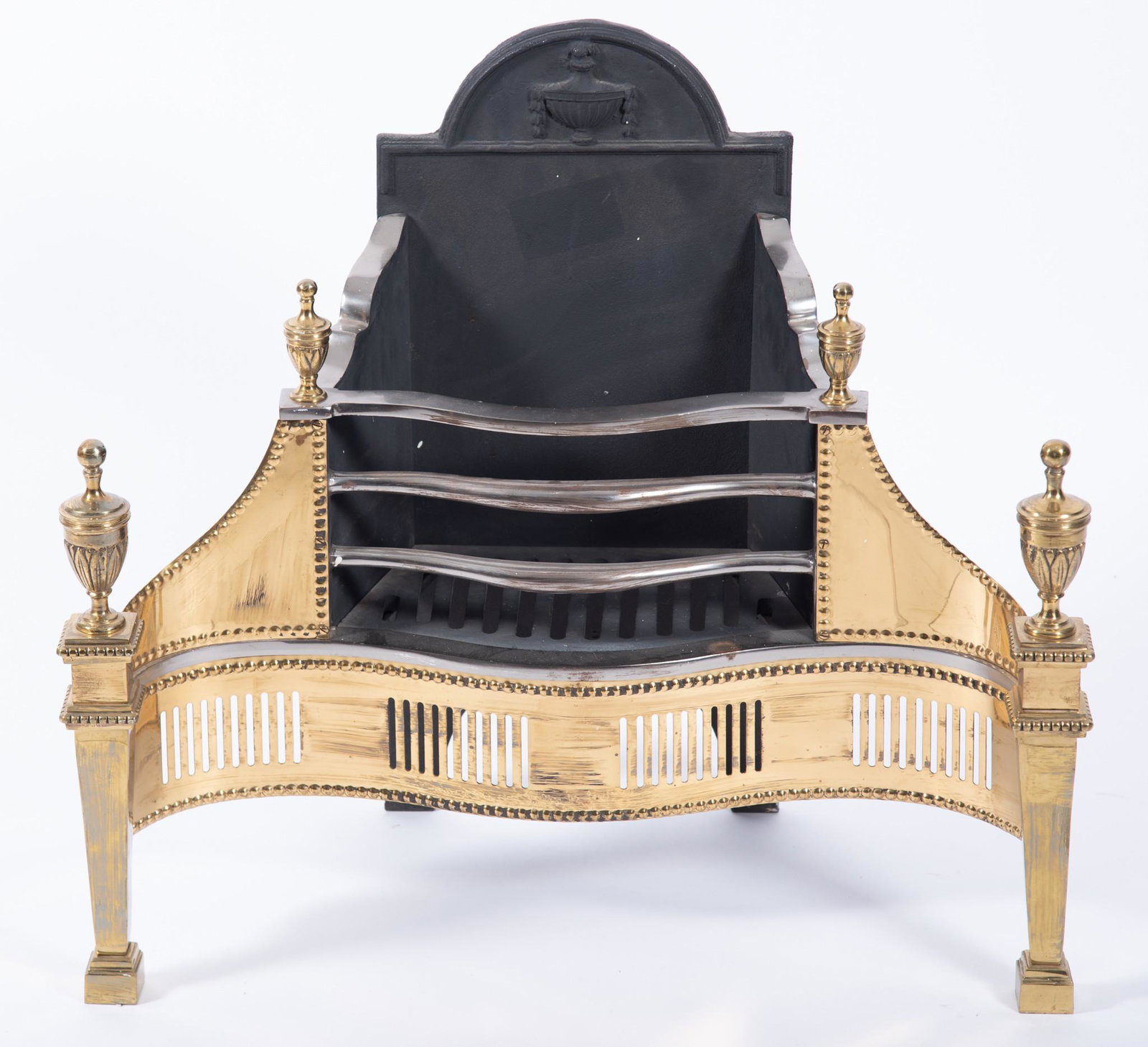 Regency Style Neoclassical Fire Grate In The Adams Design. (1 of 3)