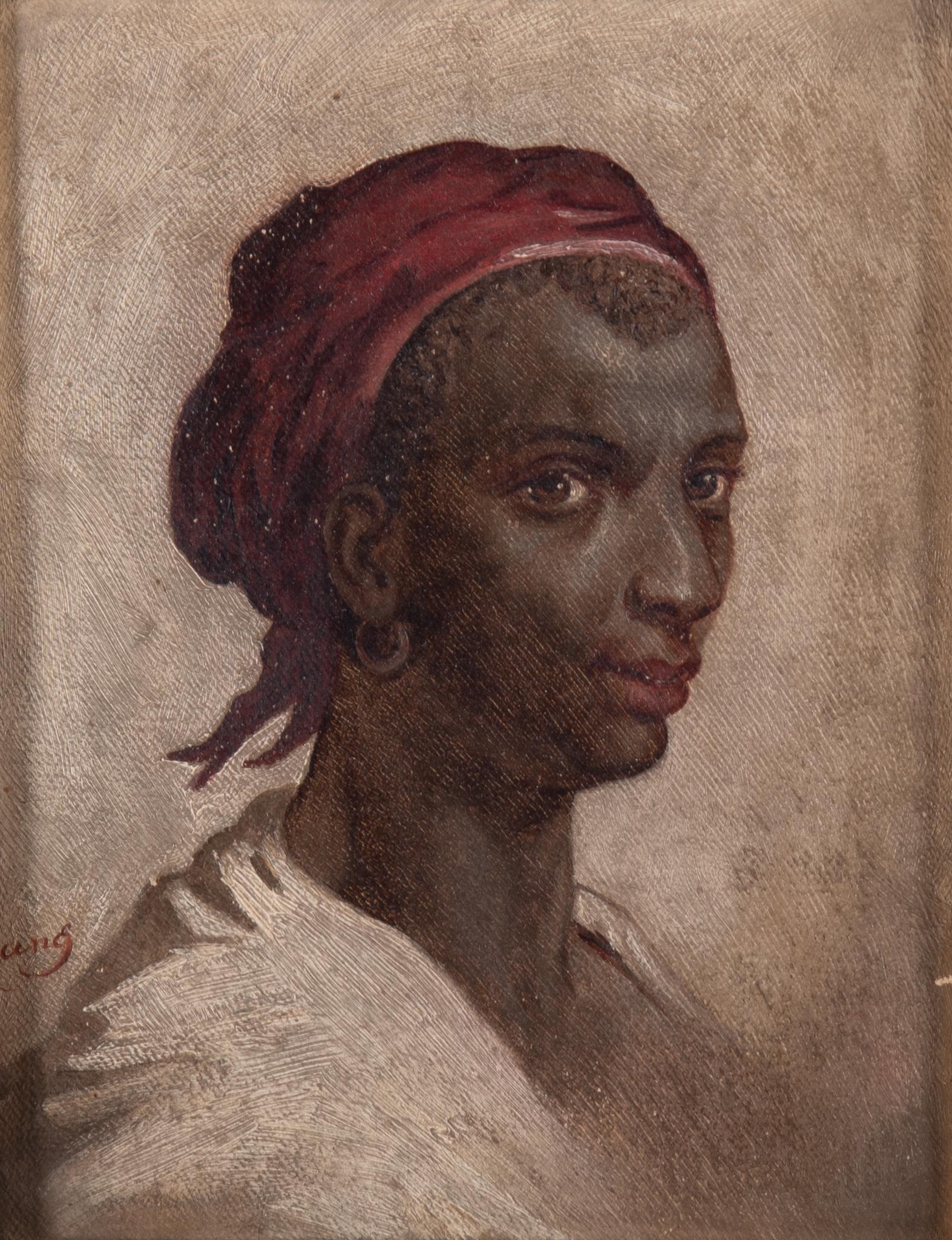 Frederick Spang, Pennsylvania, California (1834 - 1891), Bust-length portrait of a Woman, oil on (1 of 4)