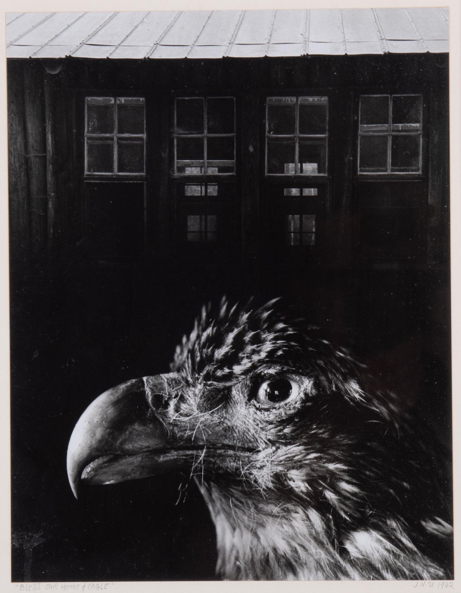 Jerry N. Uelsmann, American (1934-2022), Bless our Home and Eagle, 1962, silver print (1 of 4)