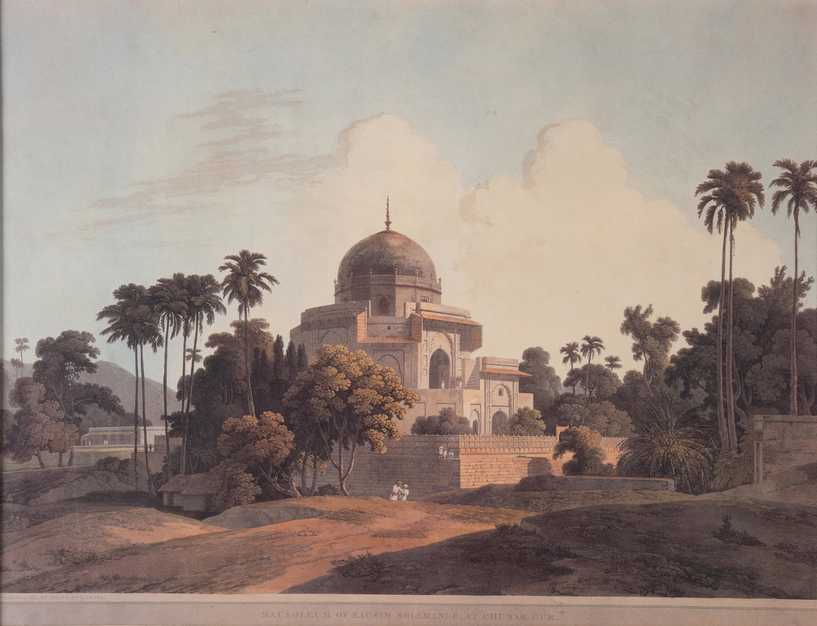 Thomas Daniell (1749-1840) & William Daniell (1769-1837), Mausoleum of Kausem Solamanee (1 of 4)